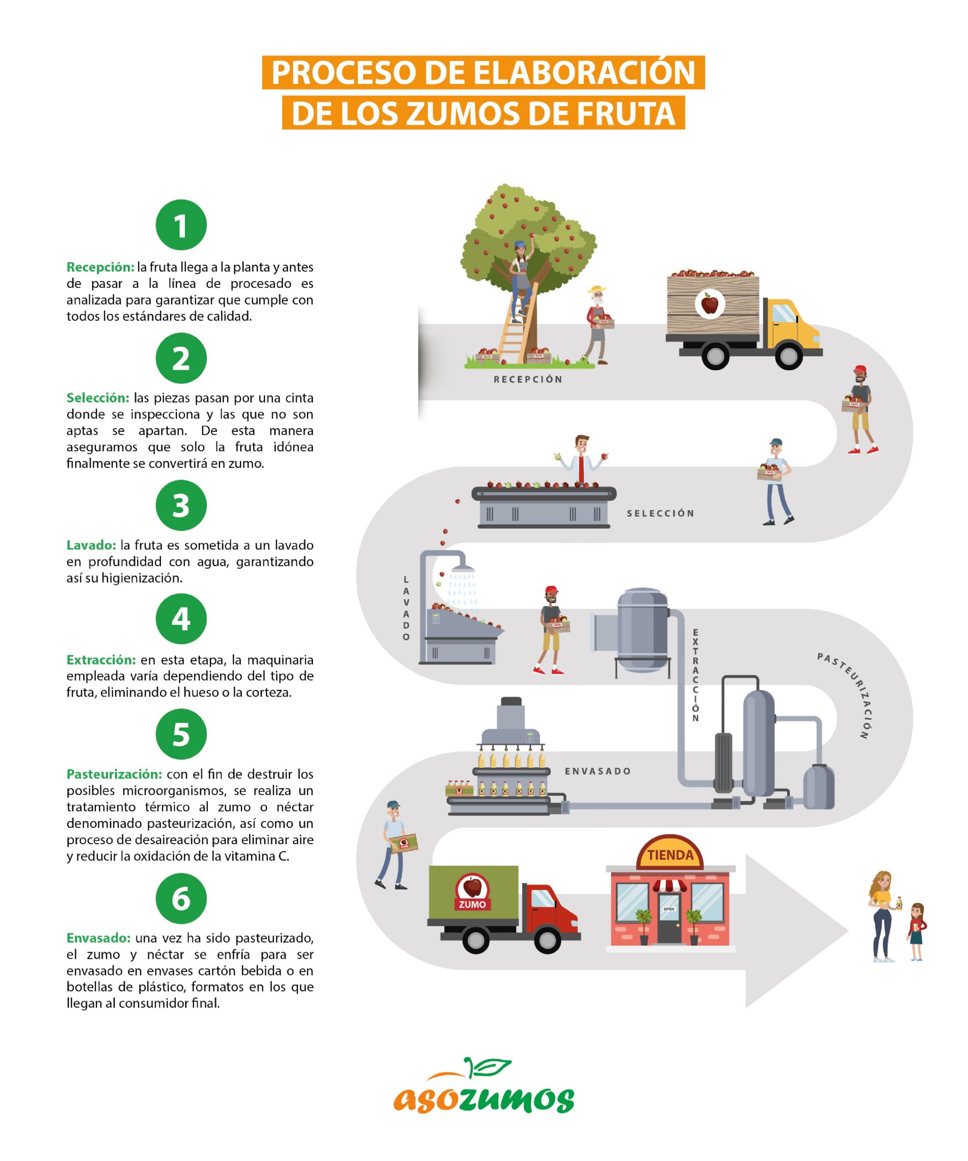 Proceso elaboracin zumo